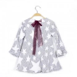 Star dress with back mesh bow. Star dress with back mesh bow.