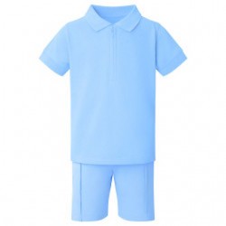Boy Zip Neck Polo set Boy Zip Neck Polo set