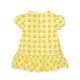 Agatha yellow and white gingham check dress 
