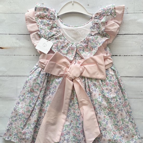 Deolinda - Floral dress with oversized bow
