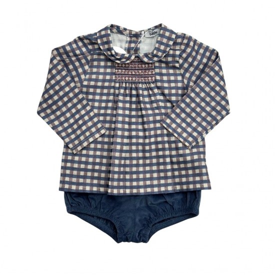 Babidu gingham shirt and shorts set Babidu gingham shirt and shorts set