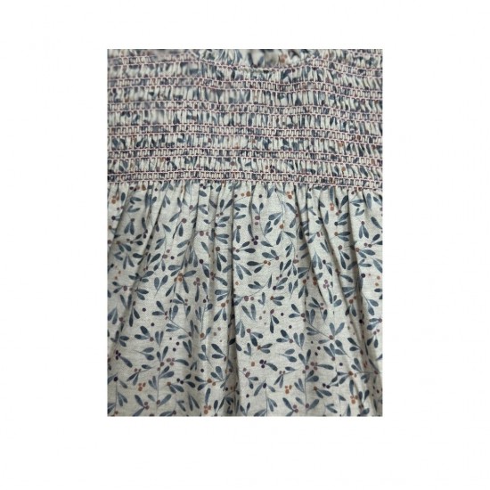 Babidu long sleeve Mistletoe printed dress