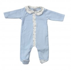 Babidu Knitted Baby Grow With Rabbit Pattern Babidu Knitted Baby Grow With Rabbit Pattern