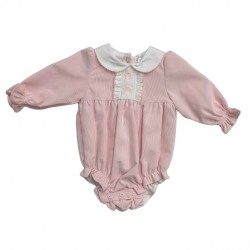 Deolinda pink flower romper Deolinda pink flower romper