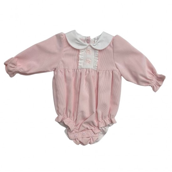 Deolinda pink flower romper