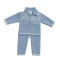 Little Nosh Boys Blue or Beige Collared Knitted 2 Piece 