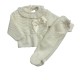 Little Nosh Knitted Footed Two Piece With Bow Little Nosh Knitted Footed Two Piece With Bow