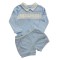 Mintini Baby Baby blue top and short set Mintini Baby Baby blue top and short set