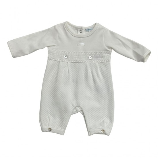 Mintini White Lace Footless Babygrow Mintini White Lace Footless Babygrow