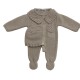 Babidu Knitted Baby Grow With Bonnet Babidu Knitted Baby Grow With Bonnet