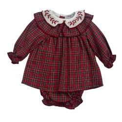 Babidu red tartan dress with briefs Babidu red tartan dress with briefs