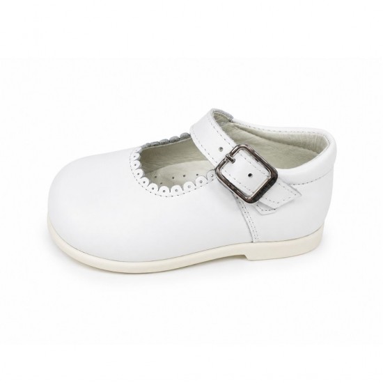 Andanines White Mary Jane Shoes