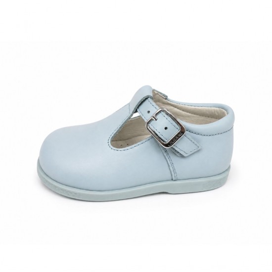 Andanines Blue T-Bar Shoes