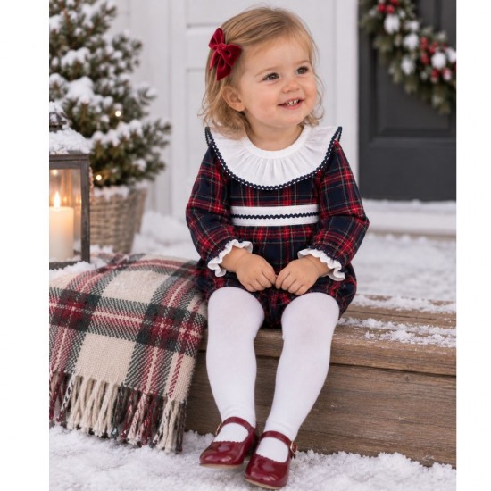 Rapife Tartan Frill next romper