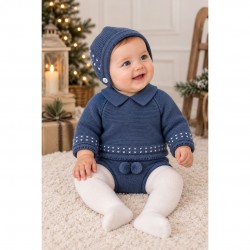 Babidu 3 piece bonnet set