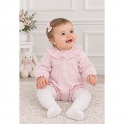 Rapife pink floral romper