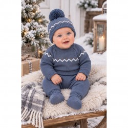 Babidu 3 piece Bobble hat set