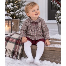 Rapife BROWN CHECKED BOY Jam pant set