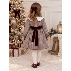 Rapife Brown checked older dress