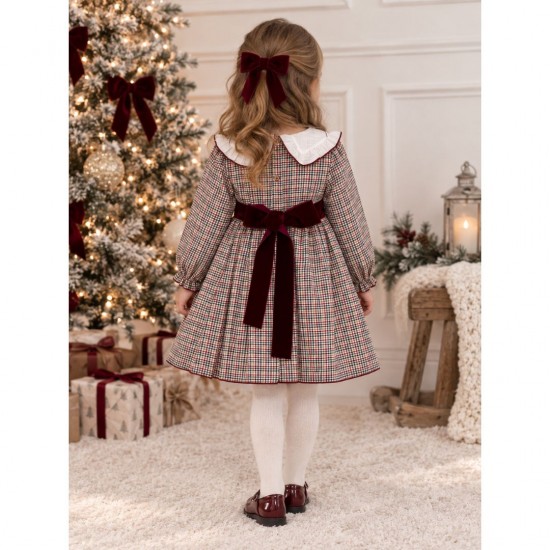 Rapife Brown checked older dress