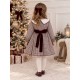 Rapife Brown checked older dress