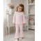 Deolinda Pink And White Quilted Tracksuit