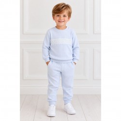 Deolinda Boys blue velour tracksuit