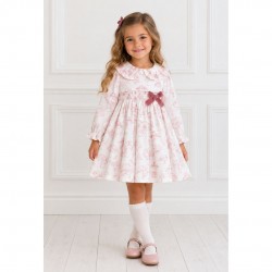 Deolinda pink floral dress