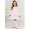 Lor Miral pink dress with cream detail