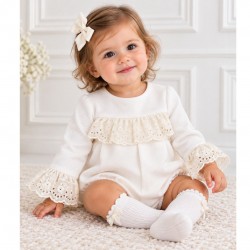 Lor Miral Cream romper