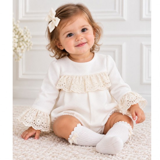 Lor Miral Cream romper