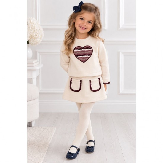 Mayoral Light beige Skirt Set