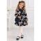 Mayoral Jacquard Knit Dress Navy