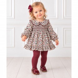 Mayoral Leaf Pattern Dress