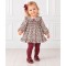 Mayoral Leaf Pattern Dress