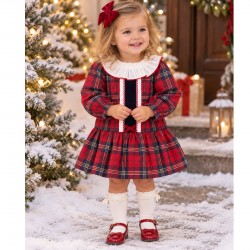 Miranda younger style tartan dress