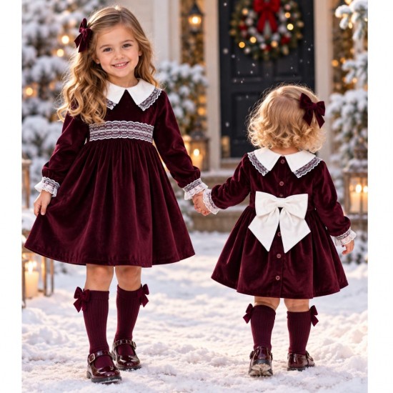 Red winter dress