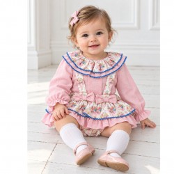 Rochy Pink Floral Bow Print Jam Pants Set