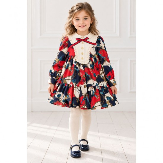 Rochy D&G Chains Patterned Dress