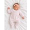 PEX Pink Velour Sleepsuit