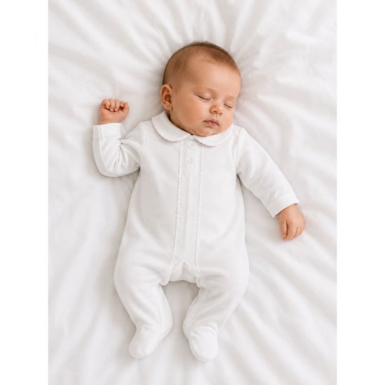 Classic white sleep suit