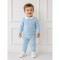 PEX Blue Knitted Top and Trouser Set