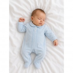 Classic blue sleep suit