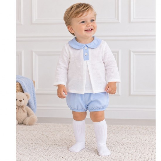 Rapife White Top And Blue Jam Pants