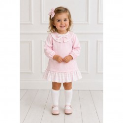 Rapife Pink Dress With Gingham Detailing 