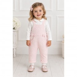 Tutto Piccolo Pink And White Footless all in one