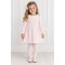 Tutto Piccolo Pink Quilted Dress With Tights 