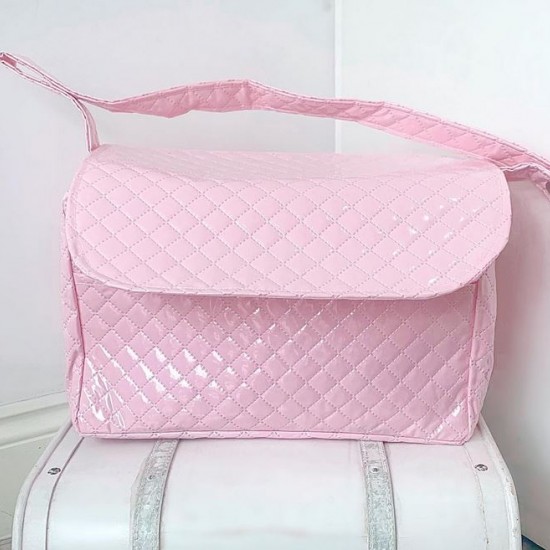 Pink Quilted Changing Bag
