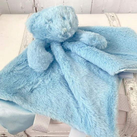 Blue Teddy Bear Comforter