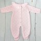 DAN Pink Knitted Babygrow